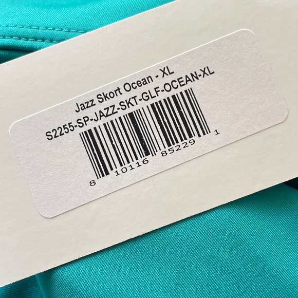 Amy Sport Ocean Green JAZZ Athletic Skort Golf Skirt - NWT - Picture 8 of 8